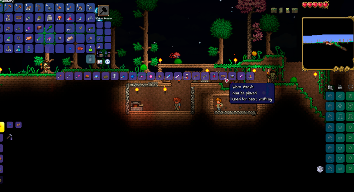 How to make a chest in Terraria? (All types)