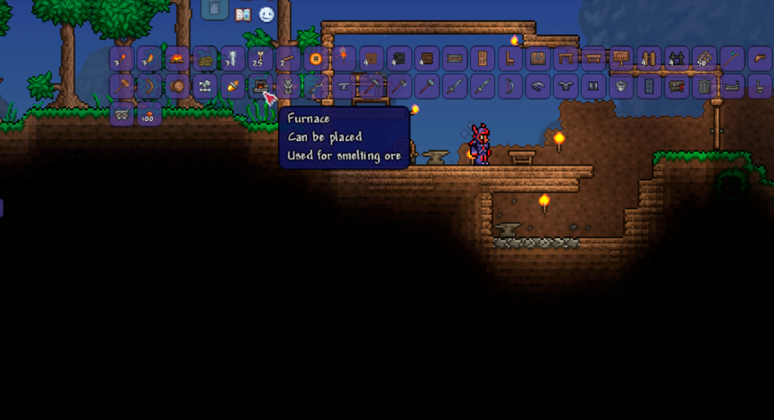 How To Make a Furnace in Terraria Scalacube
