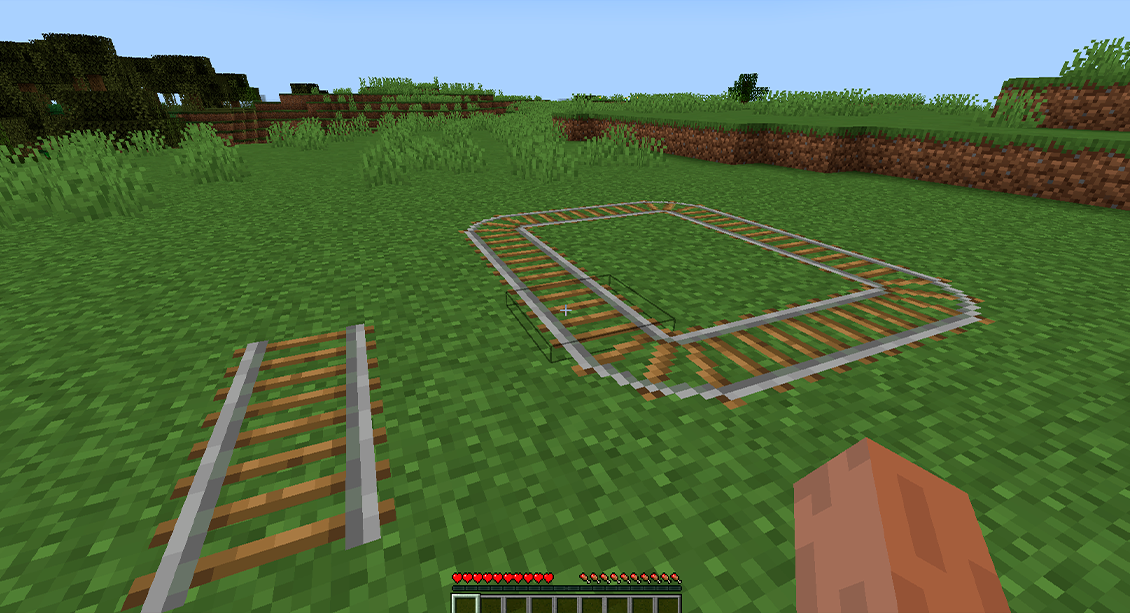 How to make Rails in Minecraft