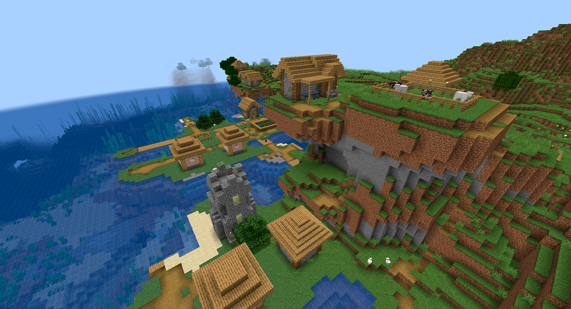 Minecraft village