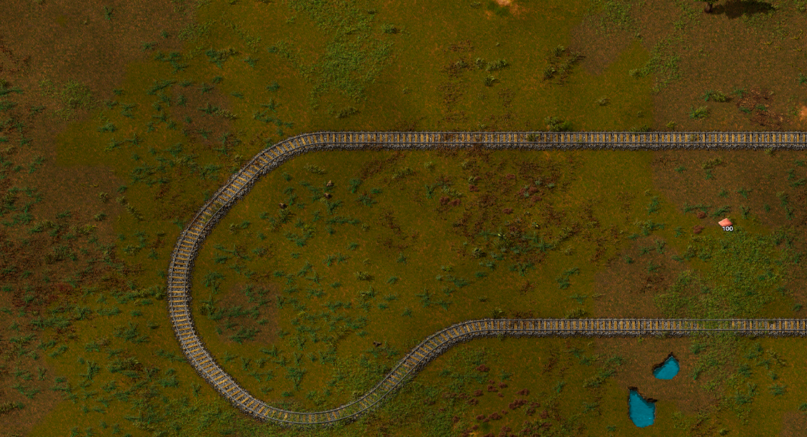 Factorio railway