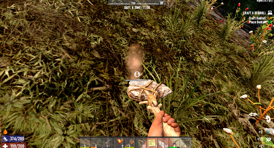 7 Days to Die destroy the ground