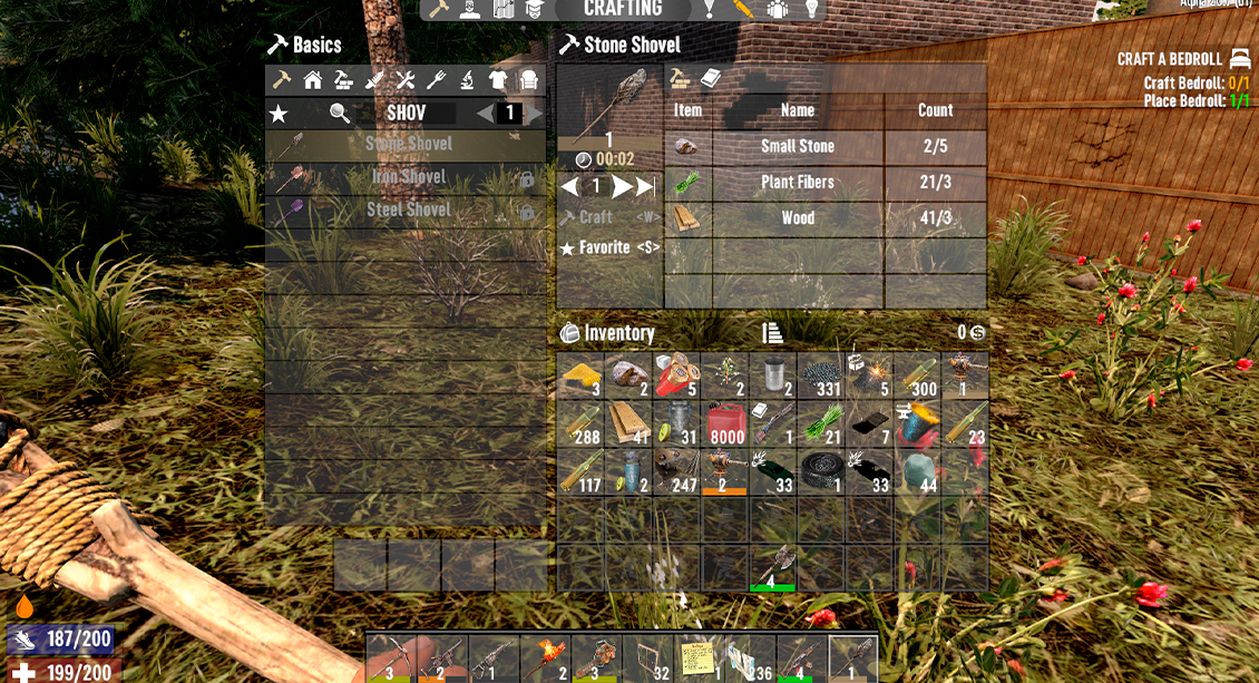 7 Days to Die Craft Shovel