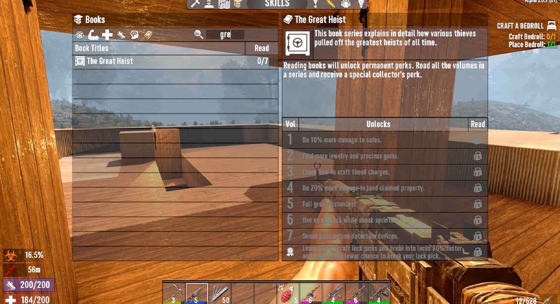 7 Days to Die The Great Heists Complete Skill