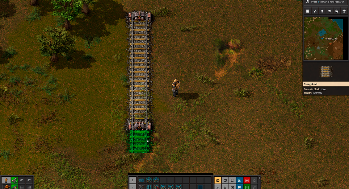 Factorio rail
