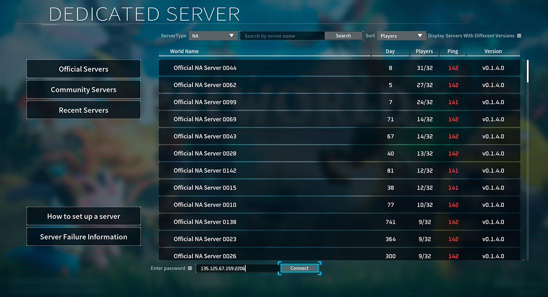 Dedicated Palworld server