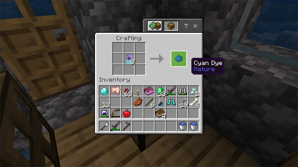 Crafting Cyan Dye