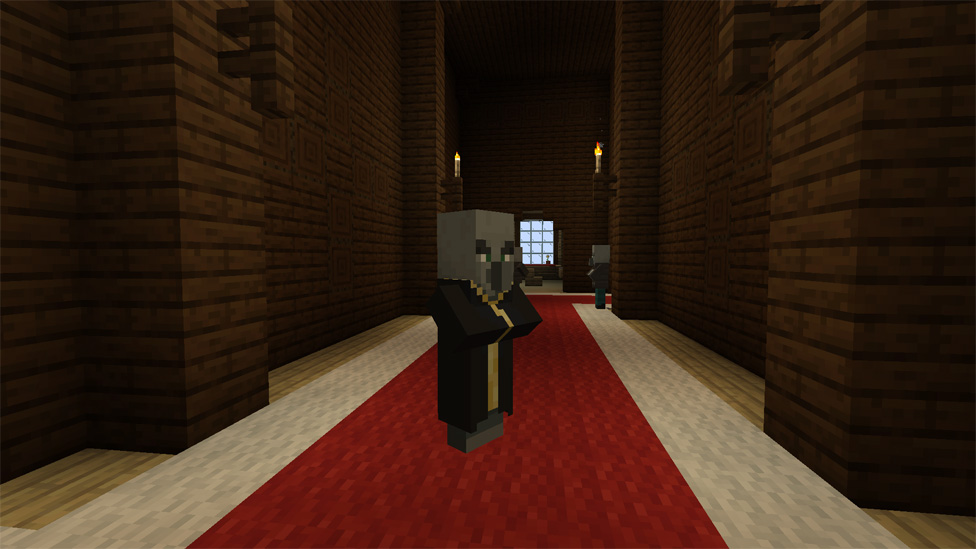 Illager in a Hallway