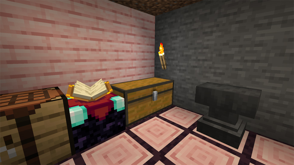 Enchanting Table and Anvil