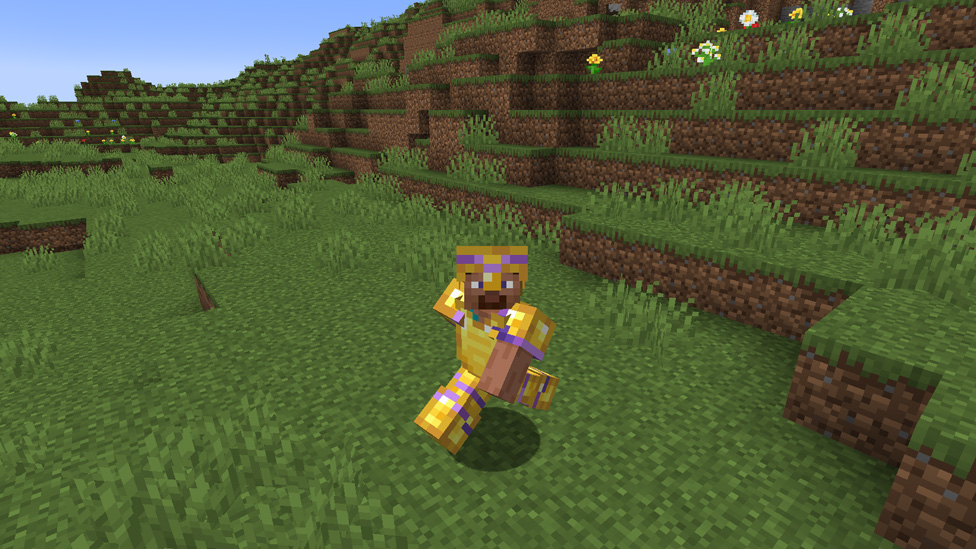 Gold Armor with Amethyst Trimmings