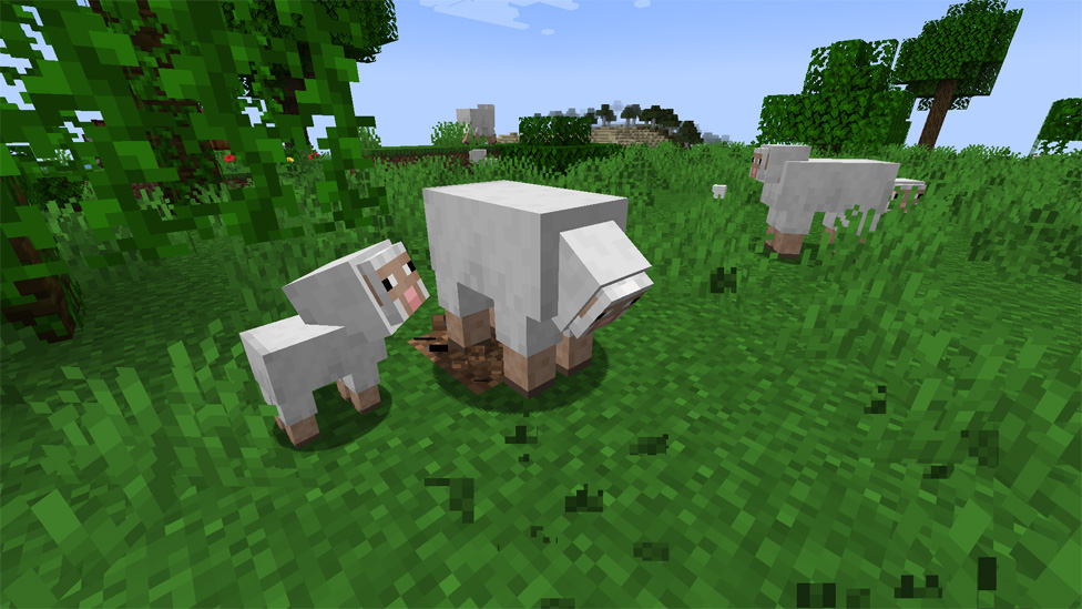 What do sheep eat in Minecraft Scalacube