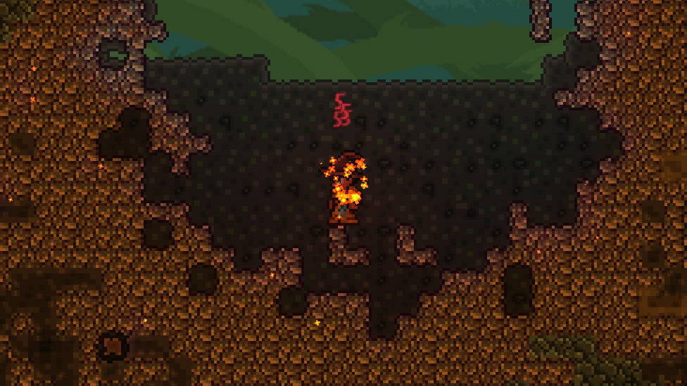 Meteorite makes Damage to Player on touch