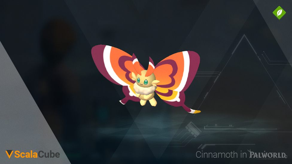 Cinnamoth in Palworld