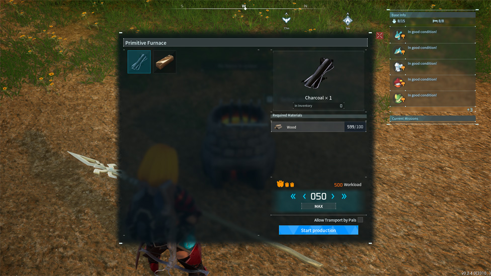 Primitive Furnace Interface