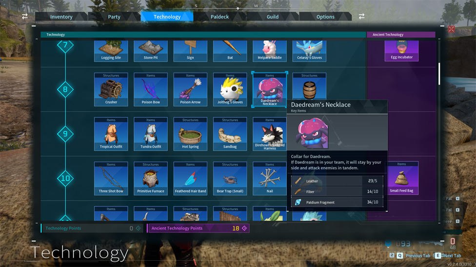 Daedream's Necklace Technology