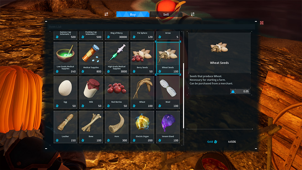 Purchasing Wheat Seeds from the Wandering Merchant