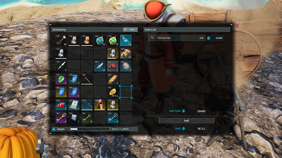 Selling Precious Claw