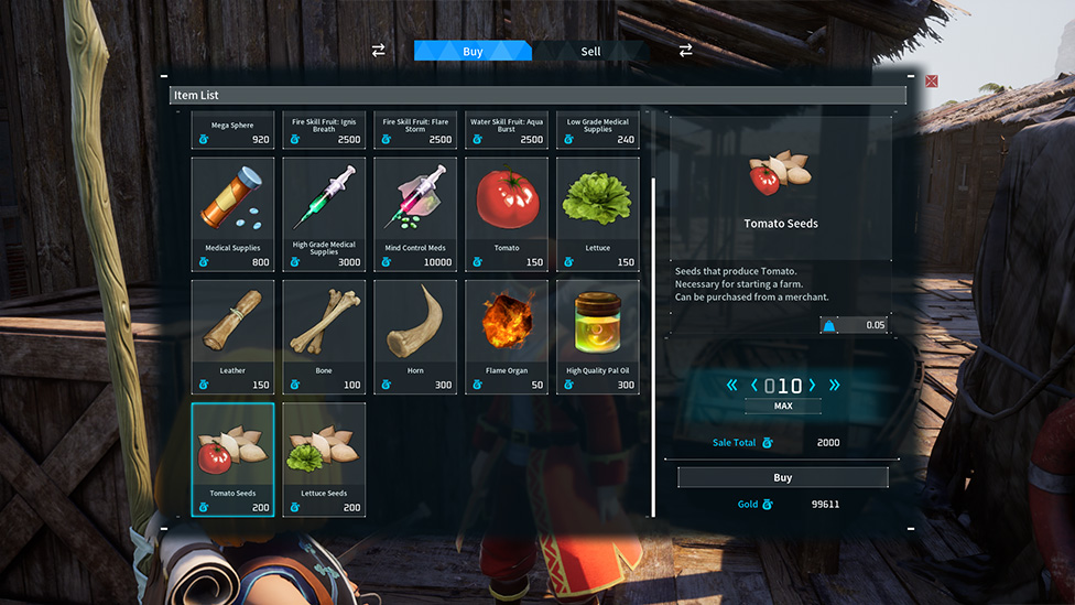 Tomato Seeds at Wandering Merchant's Store