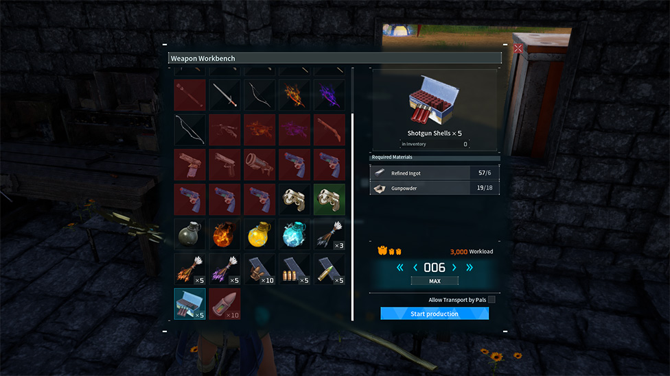 Crafting Shotgun Shells