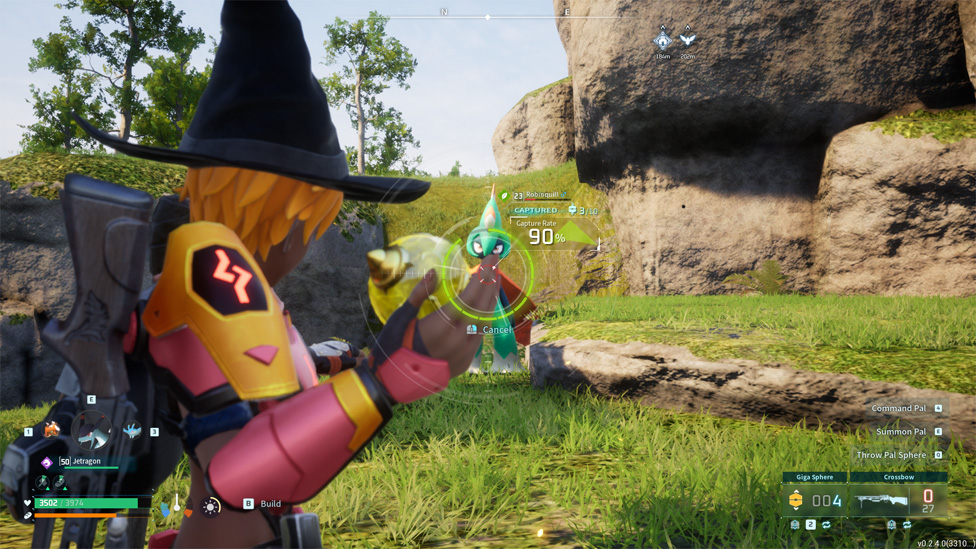 Giga Sphere—Injured Robinquill—90%