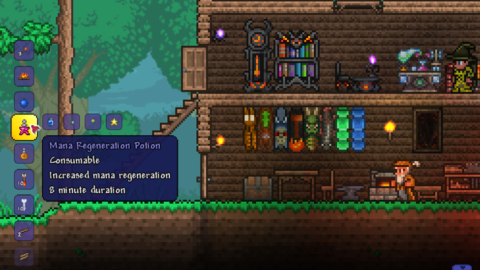 Crafting Mana Regeneration Potion