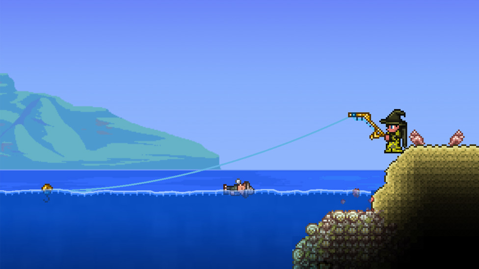 Fishing with Chum Bucket Tossed