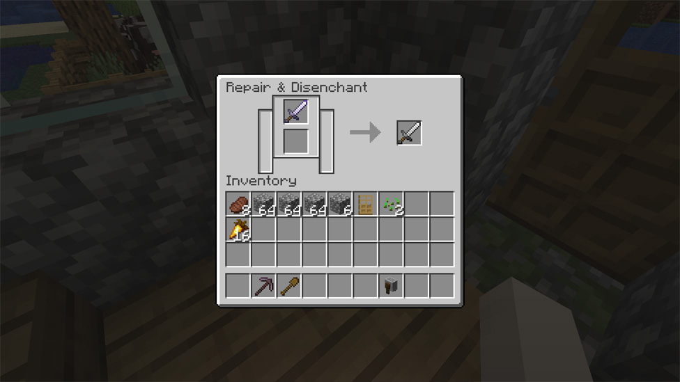 Disenchanting a Sword