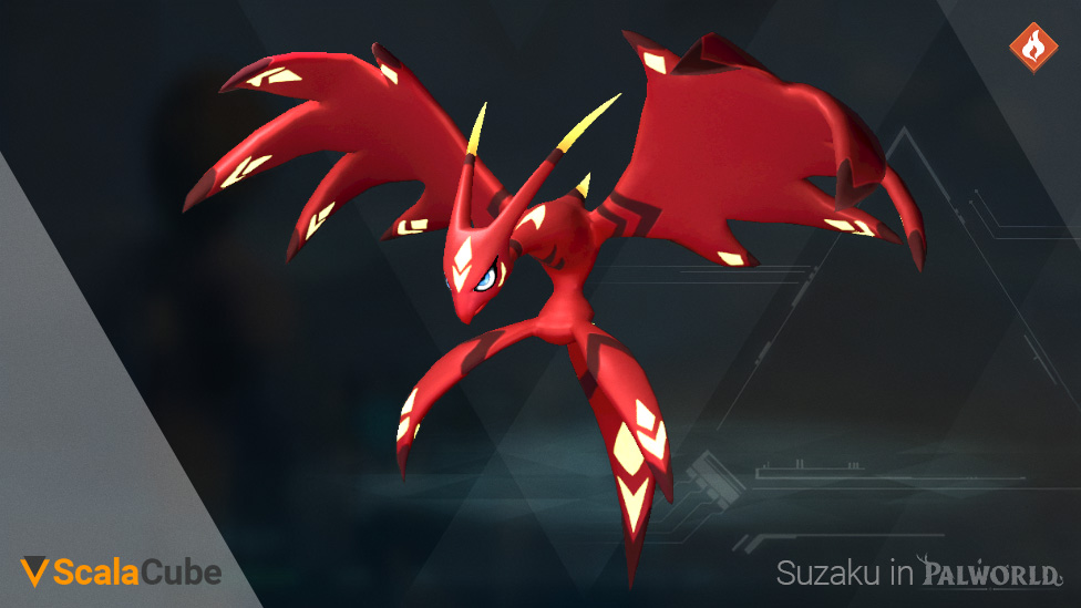 Suzaku in Palworld