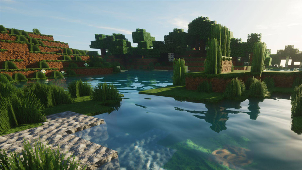 Minecraft with Ray Tracing