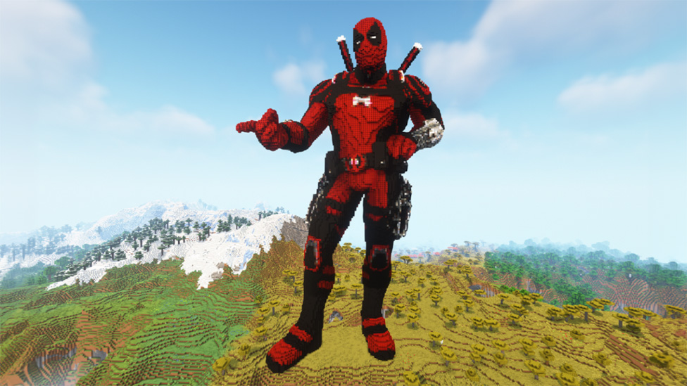 Deadpool Statue Schematic