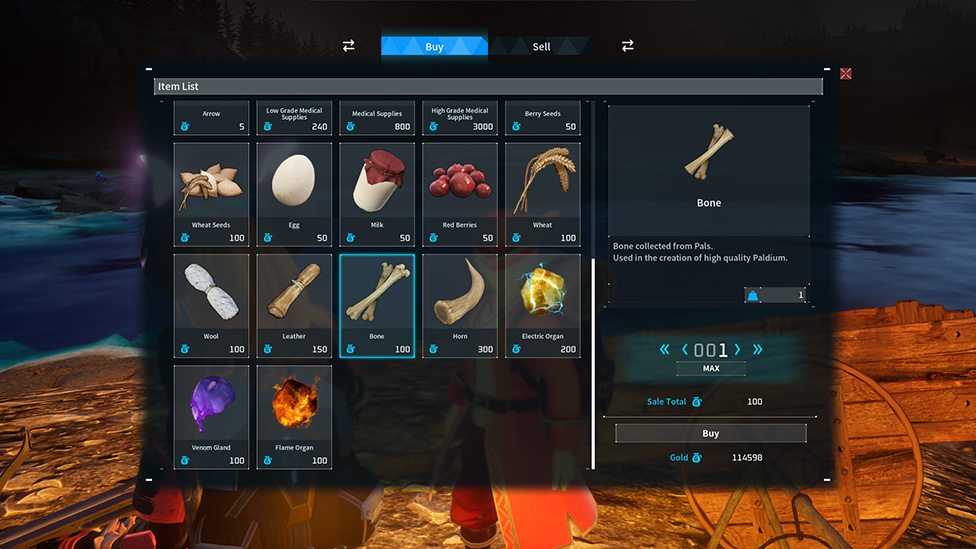 Bones at Merchant's Store