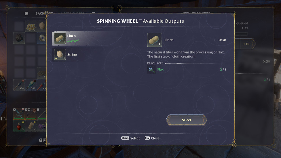 Processing Flax to Linen