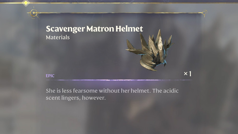 Scavenger Matron Helmet