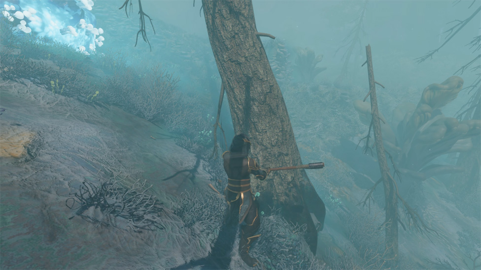 Chopping Down a Tree in the Shroud