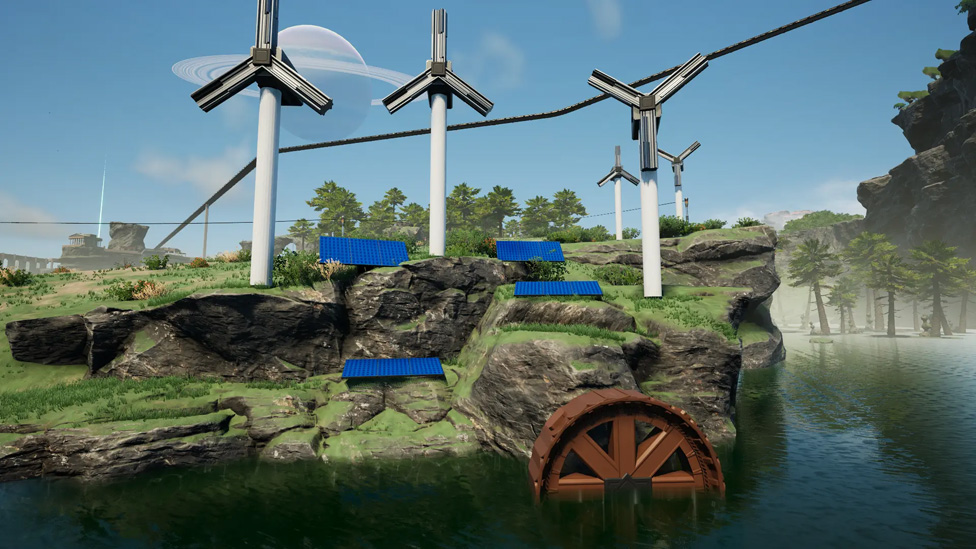 Satisfactory Mod: Green Energy Blueprint Collection
