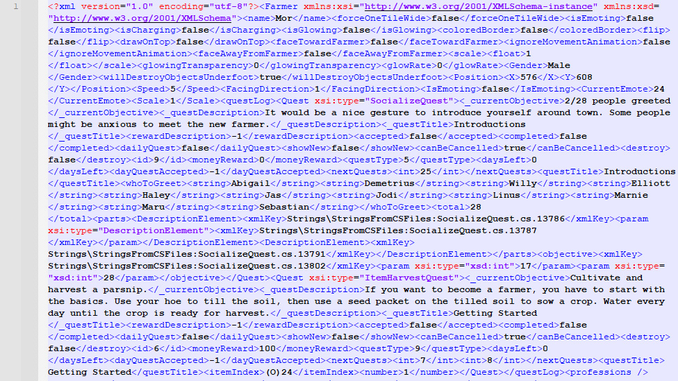 SaveGameInfo in Notepad++
