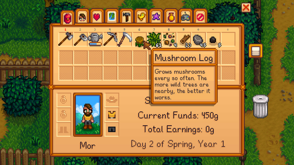 Mushroom Log