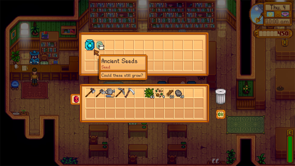 Ancient Seed Artifact Donation Reward