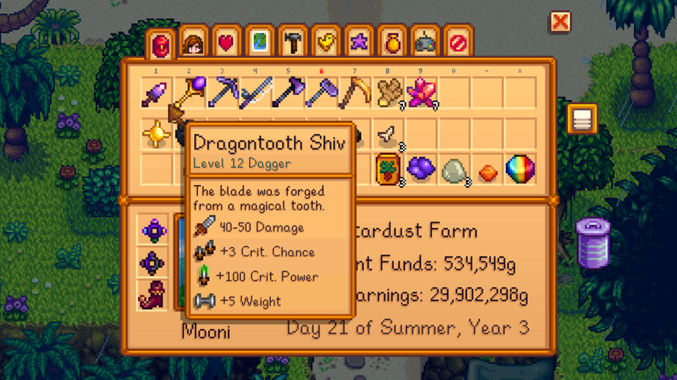 Dragontooth Shiv