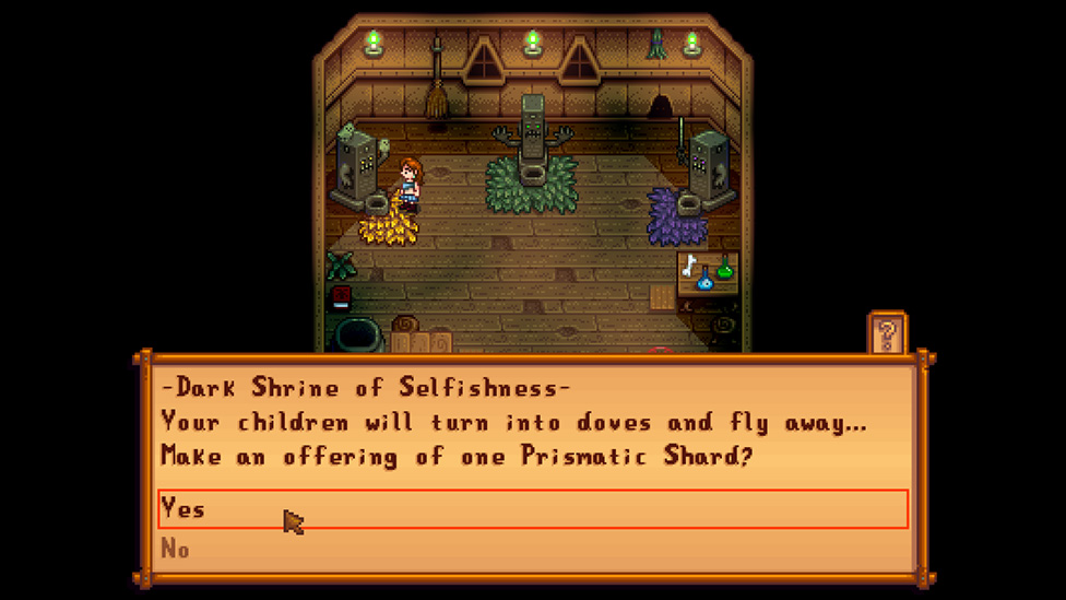 Dark Shrine of Selfishness