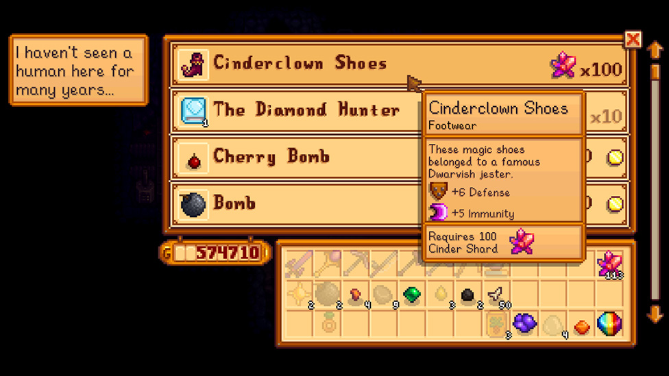 Volcano Dungeon Dwarf's Shop