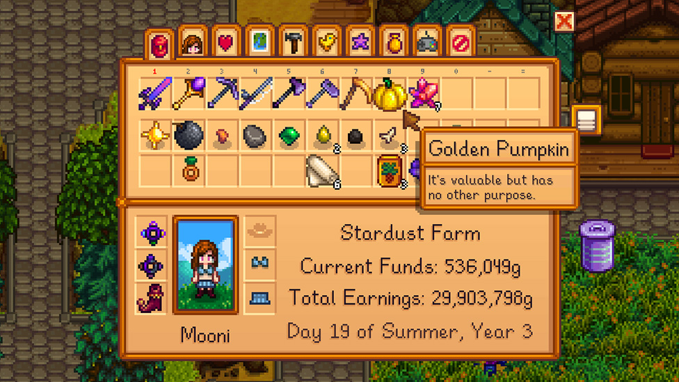 Golden Pumpkin