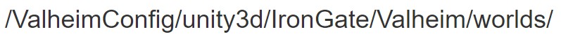 Valheim world path