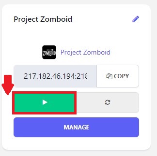 Save and Start server