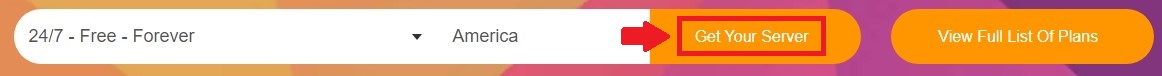 Click on Get Your Server
