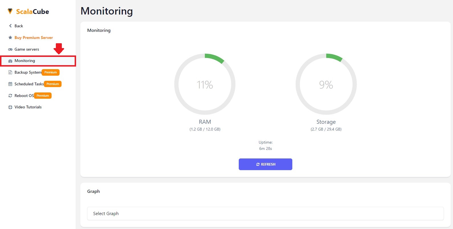 View Monitoring Page