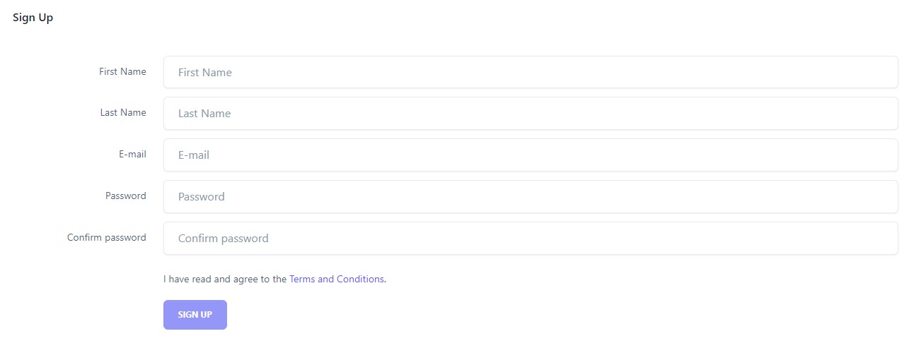 Create a new account