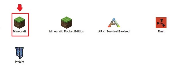 Select Minecraft