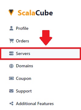 Servers button