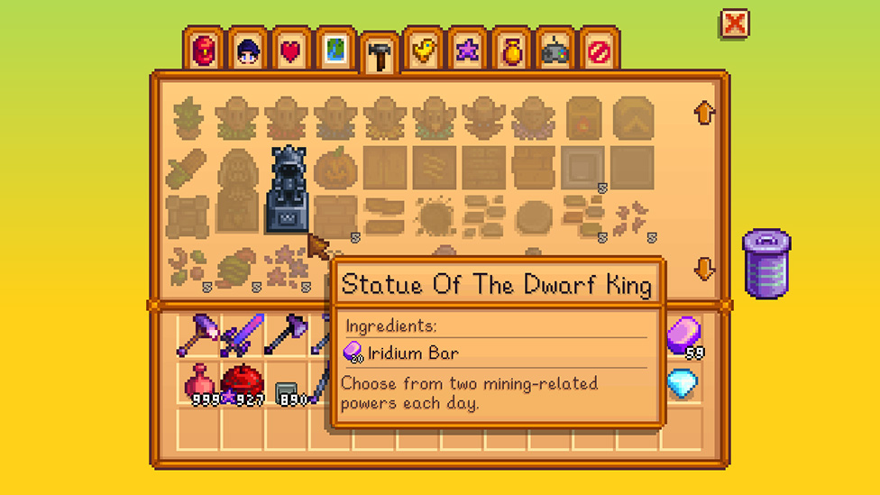 Crafting the Statue of the Dwarf King